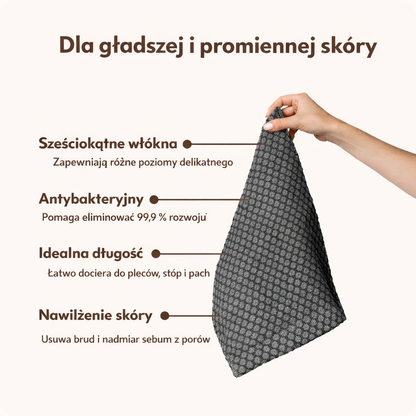 Bloressa Peelingujący ręcznik pod prysznic